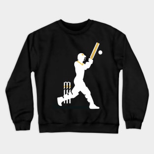 Cricket - Silhouette Dynamic Drawing Crewneck Sweatshirt